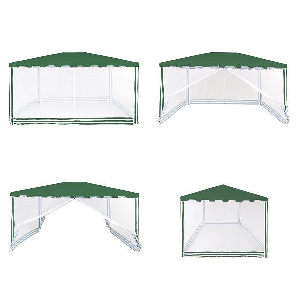 Садовый тент шатер 1044 3х4х2,5м полиэстер, Green Glade
