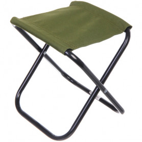 Табурет складной Турист О-образный, 24*20*25 см, до 80 кг, травяной