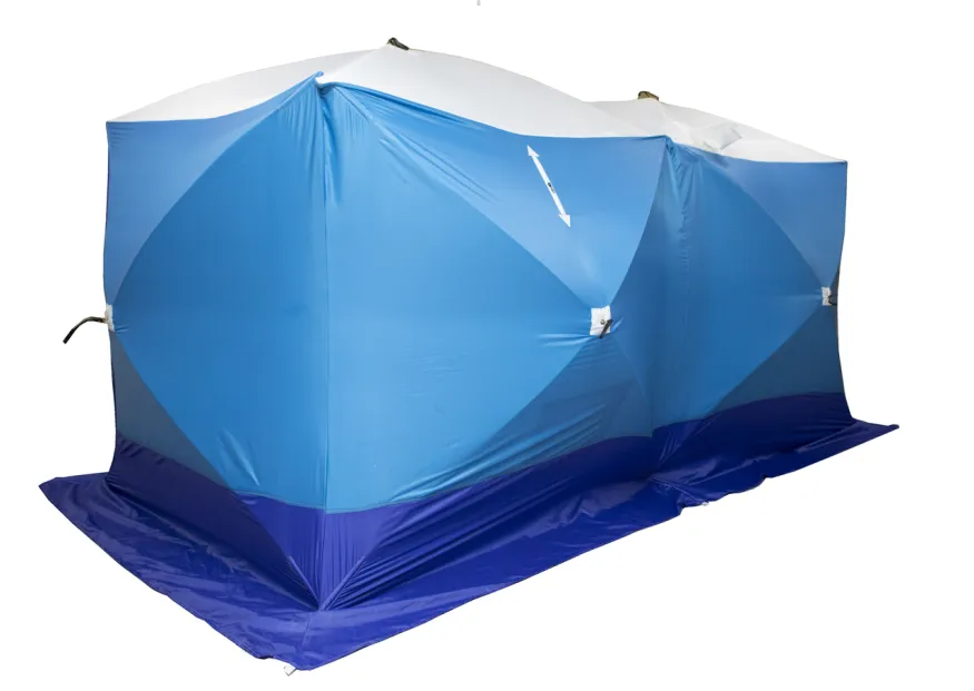 Палатка зимняя КУБ 3 Дубль (трехслойная, дышащая)