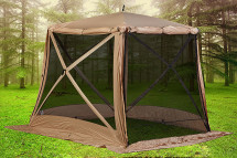 Шатер HIGASHI Pyramid Mesh Sand