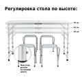 Набор мебели для пикника Green Glade M790-1, мраморный белый, Green Glade