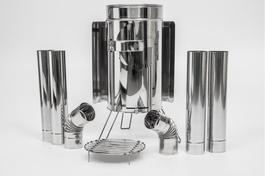 Печь Рыбака PS10, 10 л с экранами