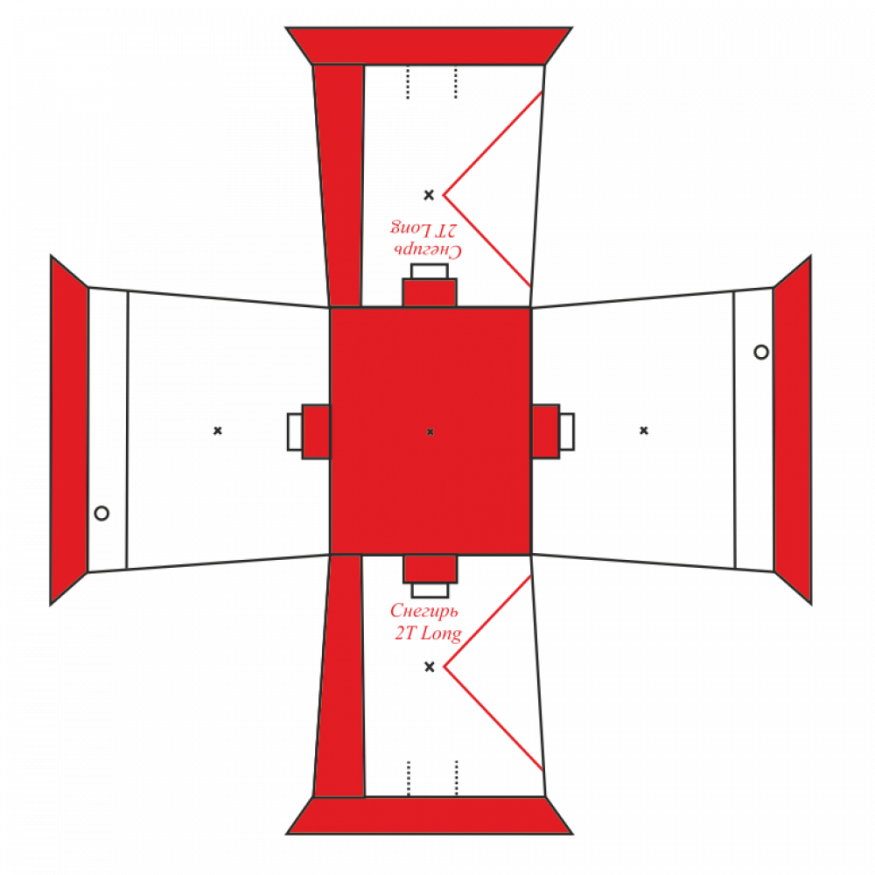 Палатка Снегирь 2Т long Компакт, двухместная, трехслойная