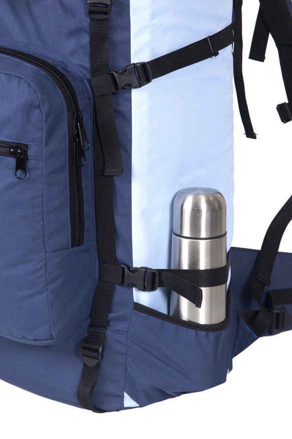 Рюкзак туристический Оптимал 2, серо-красный, 80 л, ТАЙФ