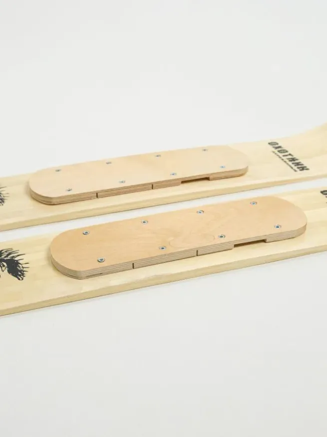 Лыжи Охотник, дерево, длина 90 см, ширина 150 мм