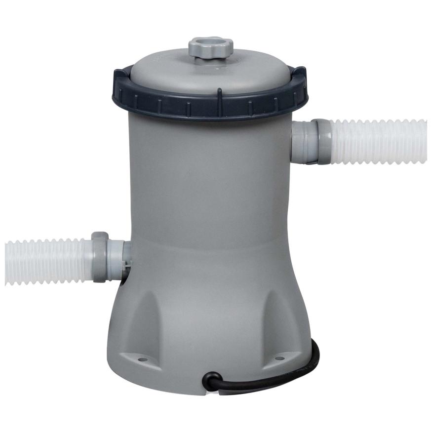 Бассейн каркасный Power Steel, 412 х 201 х 122 см с лестницей и картриджным фильтром 2006л/ч