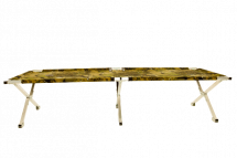 Раскладушка туристическая в чехле Пингвин, 1850х750х400 мм, труба алюминиевая 25х25 мм