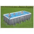 Бассейн каркасный Power Steel, 488 х 244 х 122 см + 3 аксессуара(картриджный фильтр)