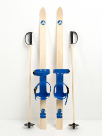 Детский лыжный комплект JUNIOR, 130 см, лыжи+крепления+палки