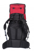 Рюкзак туристический Хальмер 4, с латами, черный-вишня, 100 л, ТАЙФ