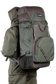 Рюкзак туристический Турист Лайт 2, ПВХ 600, хаки/олива, 90 л, ТАЙФ