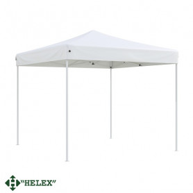 Тент-шатер Helex 24330 (раскладывается гармошкой), 3x3х3м полиэстер, белый