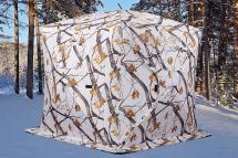 Палатка зимняя Higashi Winter Camo Penta Hot (трехслойная, два слоя утеплителя, пятистенная)